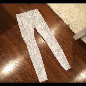 WORN ONCE!! Lululemon rare size 4 leggings!